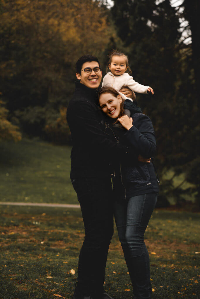 Family portrait Vancouver Daddy's girl