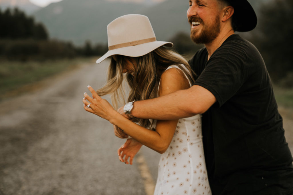 sunset session in pitt lake