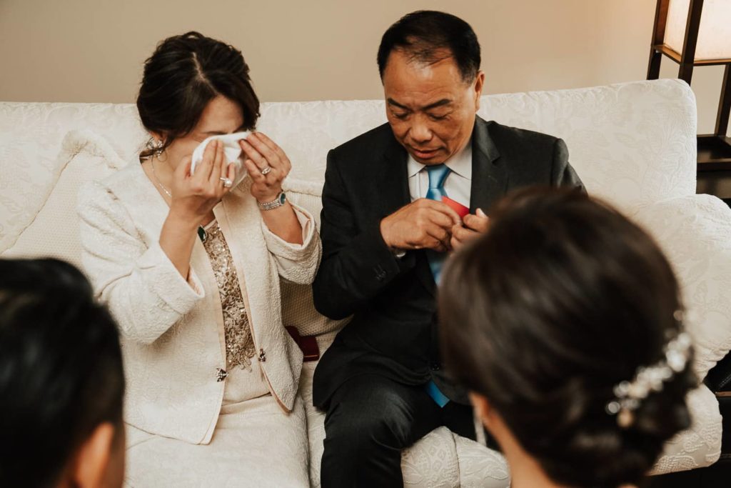 Mom crying tea ceremony vancouver