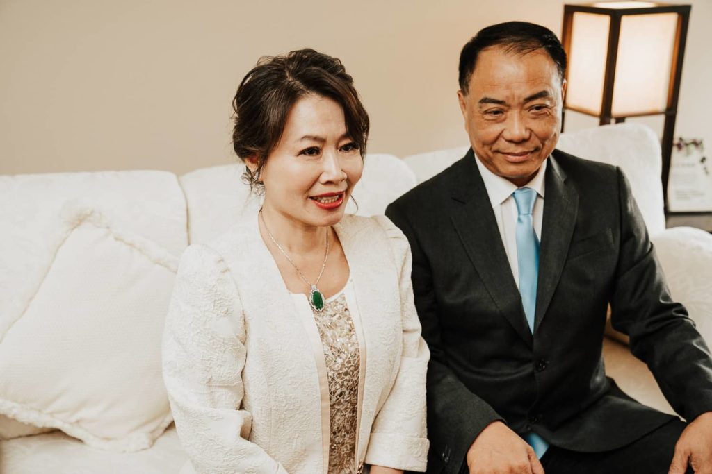 Parents tea ceremony looking daughter vancouver